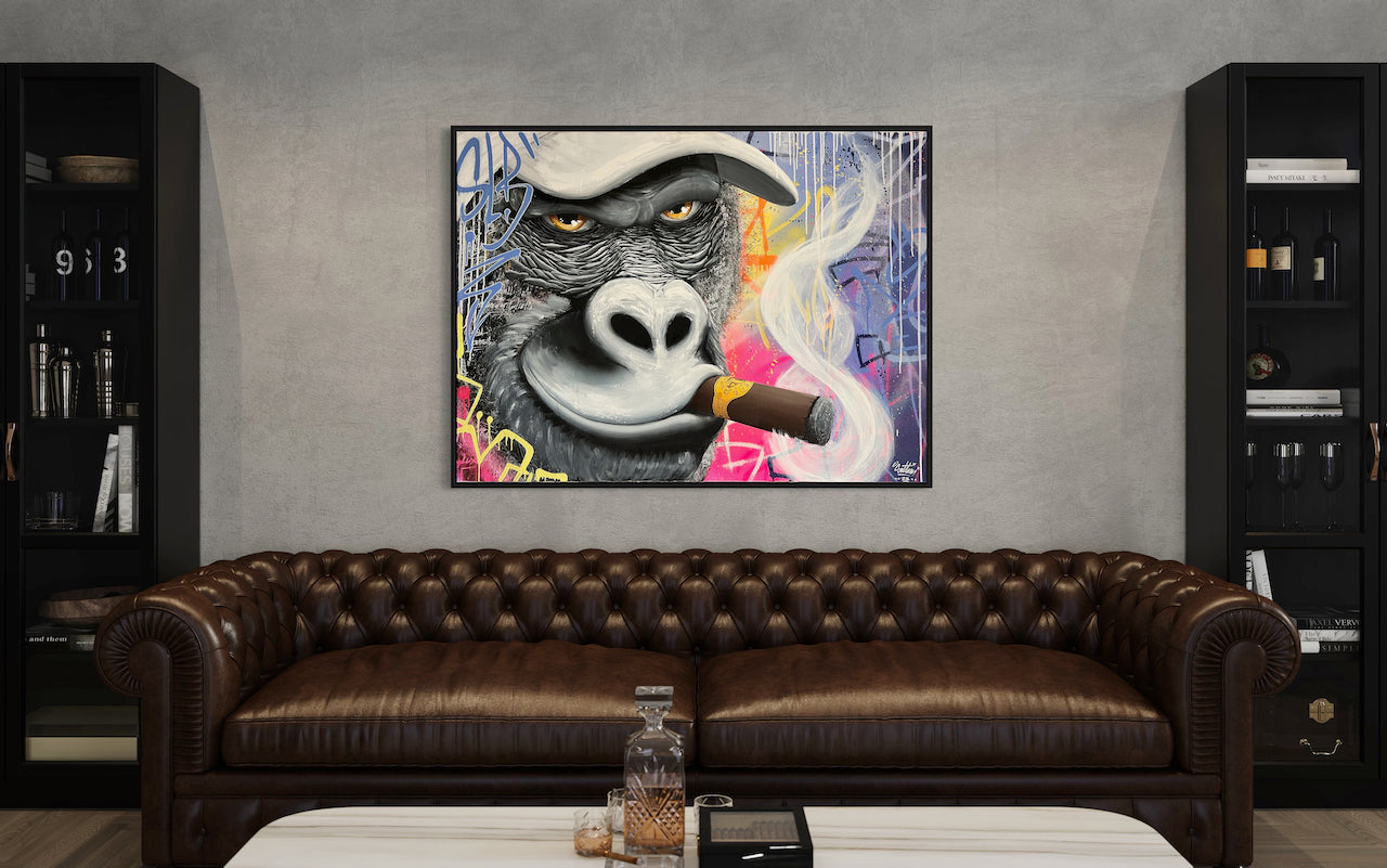 🔥🌪 Kong Smoking Club 🌪🔥 - 130CM x 97CM